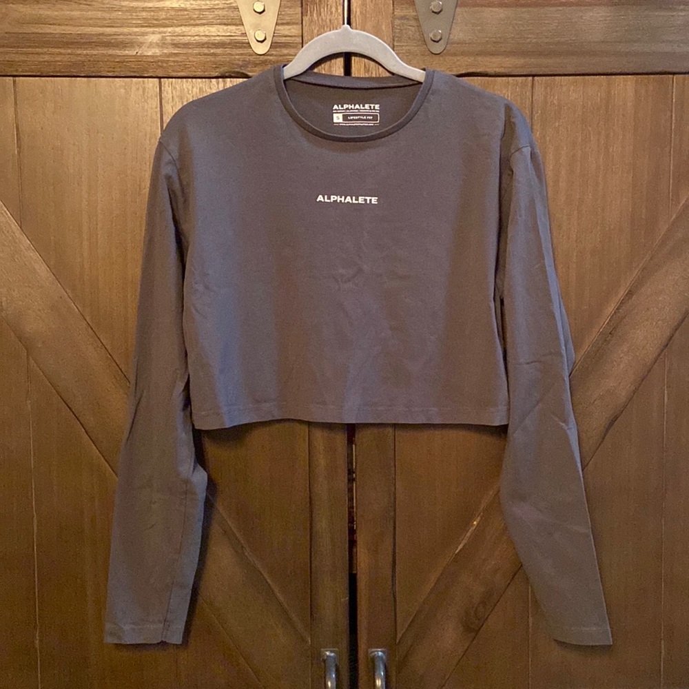 Alphalete Core Longsleeve Crop Top - image 2